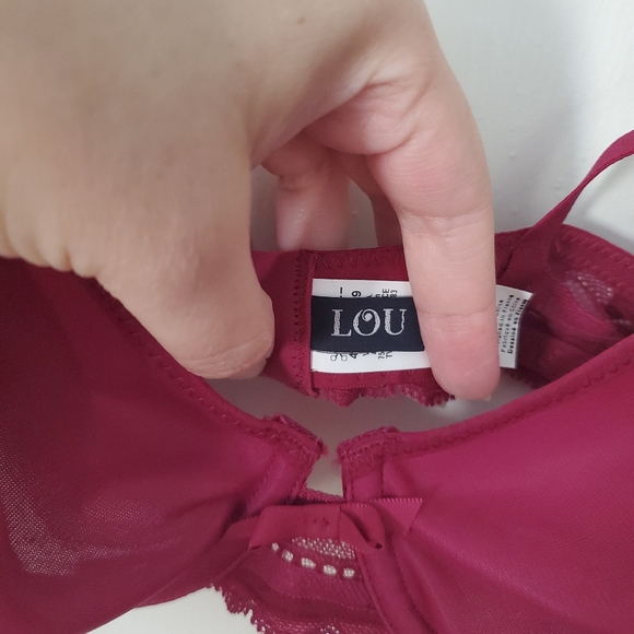 Lou-paris Grenat Bra - Picture 4 of 5